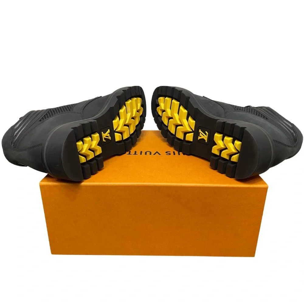 Louis Vuitton Virgil Abloh Black Boots (RARE) Size 10 LV 11.5 US BRAND NEW